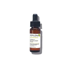 Replenix Vitamin C Pro Collagen Serum, Brightening Anti-Aging Face Treatment with Medical-Grade Antioxidants for Skin Discoloration