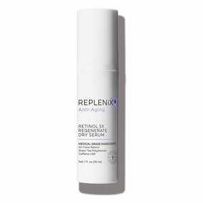 Replenix Anti-Aging Retinol Regenerate Dry Serum, Medical-Grade Quick-Drying Face Serum for Mature Skin (1 fl. oz)
