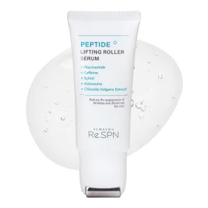 Re.SPN Peptide Lifting Roller Serum, Niacinamide, Panthenol, Adenosine, Caffeine | Self-Care, Vegan, Intense Hydration | Face Serum with Guasha, Glass Skin, Korean Skin Care(50ml/1.69 fl oz)