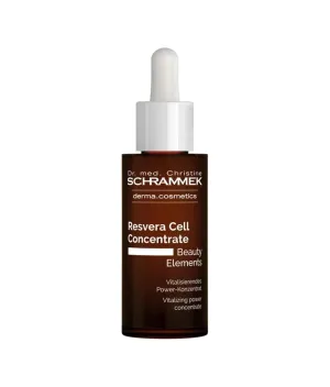 Resvera Cell Concentrate (1.01 fl oz) - Moisture & Vitality Boosting Serum - Highly Effective Moisturizer for Every Skin Type - Anti-Oxidates & Vitamin C - Face Moisturizer - Skin Care - Dr. Schrammek