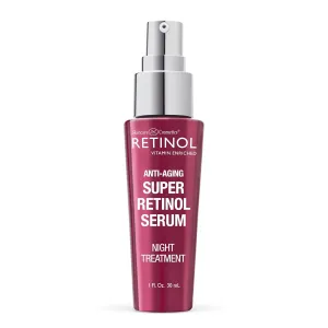 Retinol 6X Super Retinol Serum – Unique, Intensive Formula Accelerates Skin Renewal While You Sleep – Targets Fine Lines, Wrinkles, Dark Spots, Pores & Blemishes to Restore Beautiful, Glowing Skin