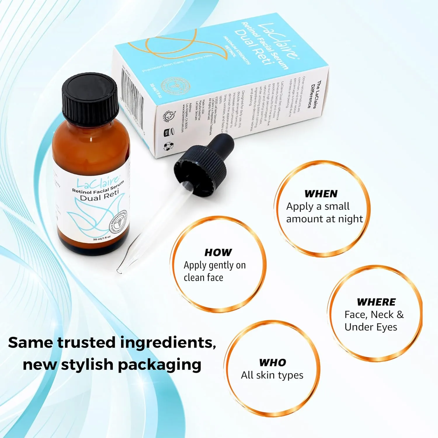 Retinol Complex Face Serum, Anti-Aging, Brightening, Firming, Smoothing, 30 ml
