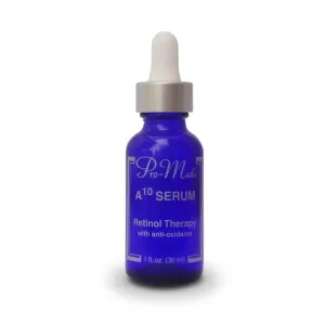 Retinol Therapy Anti-Aging Serum Pure Retinol with Vitamin A, C, E, Pro-Med Q10 & Avocado Oil Preservative-Free Hydrating Collagen Boosting Wrinkle Reducing 1 oz