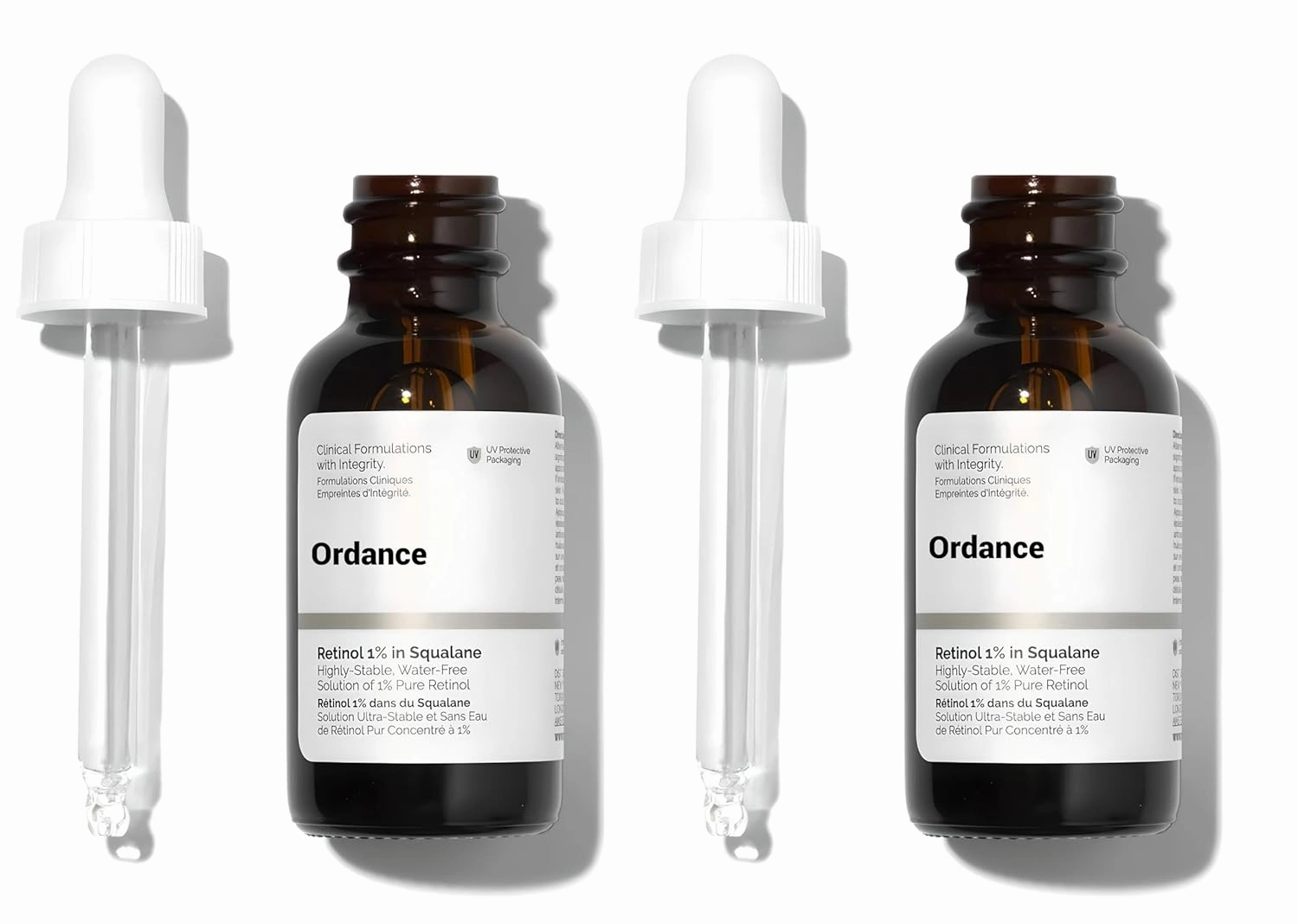 Retinol 1% in Squalane Night Cream, Anti-Aging Skin Treatment, 30ml, 2-Pack