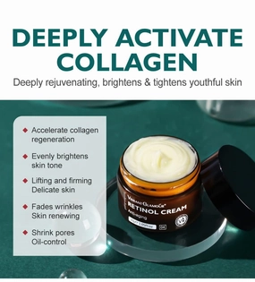 Retinol Anti Aging Face Cream & Essence, Vibrant Glamour Aging, Vibrant Glamour Retinol Cream Anti Aging, Vibrant Glamour Retinol Cream, Anti-aging Firming Serum, (Cream), 3.0 Ounce (3 PCS)