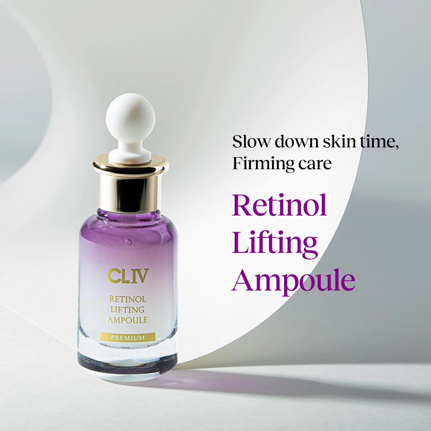 Retinol Lifting Ampoule Facial Serum | Face Refreshing & Deep Moisturizing | For Dull & Tired Skin (1.01 fl oz, 30ml)