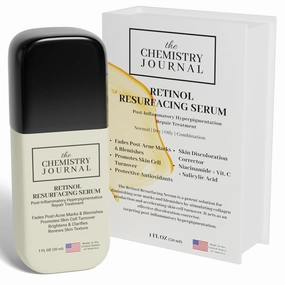 Retinol Resurfacing Serum - Post Inflammatory Hyperpigmentation Repair Treatment, Fades Post Acne Marks & Scars, Dark Spot Corrector, Nighttime Retinol Serum for Face, Made in the USA.