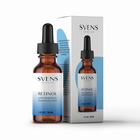 Retinol Serum for Face and Skin with Hyaluronic Acid, Vitamin E – Anti-Aging Facial Serum Made to Improve Fine Lines, Wrinkles, and Skin Tone, 1 fl oz