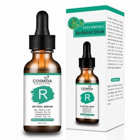 Retinol Serum for Face with Vitamin B3 & Hyaluronic Acid,Boost Collagen Facial Serum Anti Wrinkles & Fine Lines and Younger-looking Skin,Korean Skin care nighttime Serum for women & men 2fl.oz
