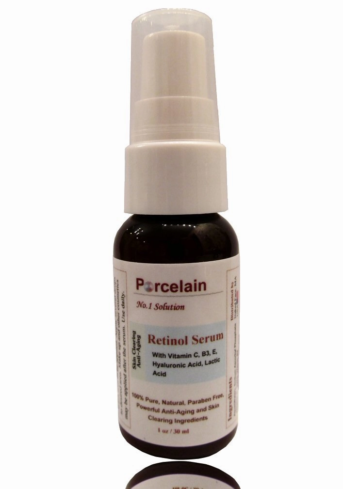 Retinol Skin Clearing and Anti Aging Serum – Professional Grade Retinol Enhanced with 20% Vitamin C, E, B3, Hyaluronic Acid, Lactic Acid – Evens Skin Tone, Address Dark Spots and Acne, Anti-aging.