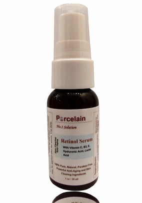 Retinol Skin Clearing and Anti Aging Serum – Professional Grade Retinol Enhanced with 20% Vitamin C, E, B3, Hyaluronic Acid, Lactic Acid – Evens Skin Tone, Address Dark Spots and Acne, Anti-aging.