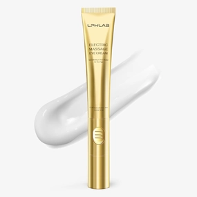 Retinol Under Eye Cream for Puffiness: Wrinkles Dark Circles Treatment with Massage Head - Anti Aging Serum with Retinol Hyaluronic Acid