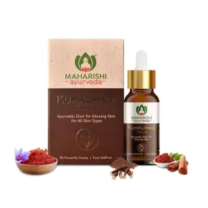 RI Maharishi'Ayurveda Kumkumadi Tailam (10 ml_Pack of 1) | Face Serum Oil for Glowing Sk!n and Even Complexion Made with Potent Herbs Ideal for All Sk!n Types and No Side Effects