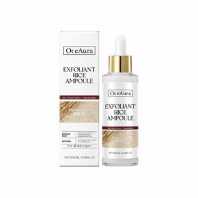 Rice skin Brightening Facial Essence, Exfoliating Serum with Glycerin 100ml*2