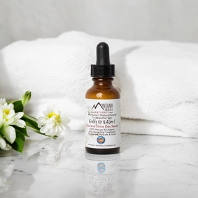 Rise and Shine Day Face Serum All Natural Anti-Aging serum designed for mature skin with Hyaluronic Acid 1oz