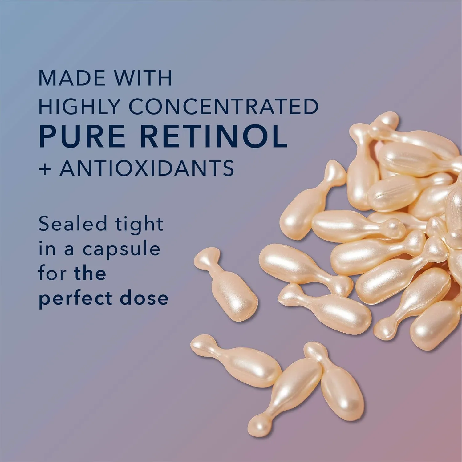 RoC Retinol Correxion Anti-Aging Wrinkle Night Serum, Daily Line Smoothing Skin Care Treatment for Fine Lines, Post-Acne Scars, 80 Capsules (Limited Edition Value Set)