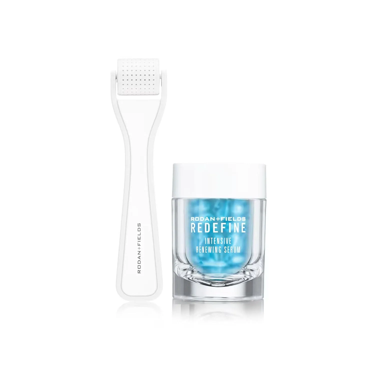 Rodan   Fields REDEFINE AMP MD System | Includes Derma-Roller & Hydrating Intensive Renewing Serum | Skincare Set with Vitamin A | Beauty Tools