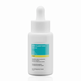 S.kin Clarifying Serum | 1% Salicylic Acid, 5% Granactive | Treats Active Acne, Prevents Breakouts, Regulates Sebum Production | 25 ml