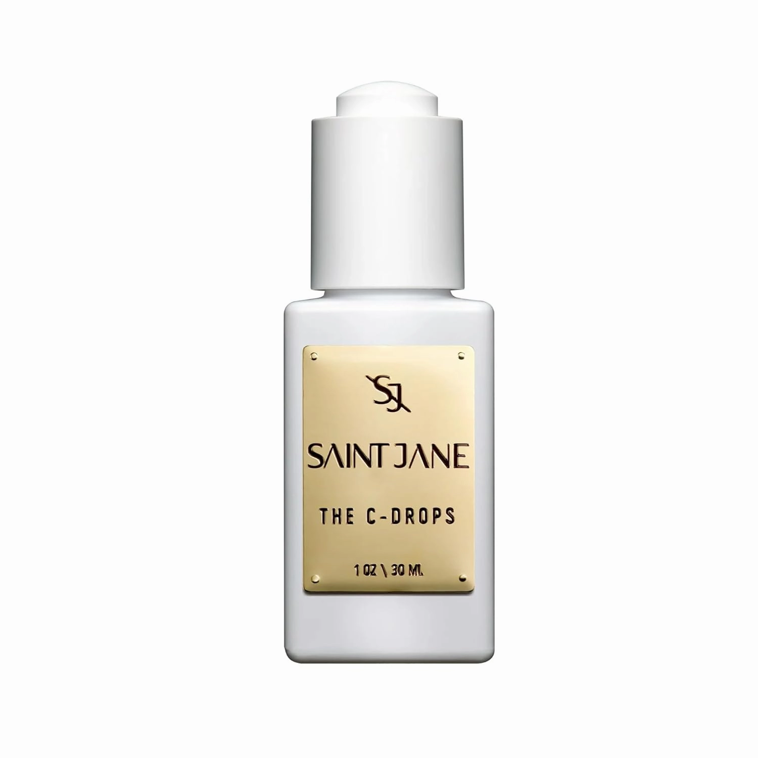 SAINT JANE - The C Drops (Vitamin C Glow Drops Serum) | Luxury, Floral-Infused, Clean Skincare (1 fl oz | 30 ml)