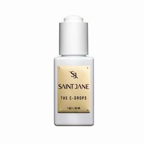 SAINT JANE - The C Drops (Vitamin C Glow Drops Serum) | Luxury, Floral-Infused, Clean Skincare (1 fl oz | 30 ml)