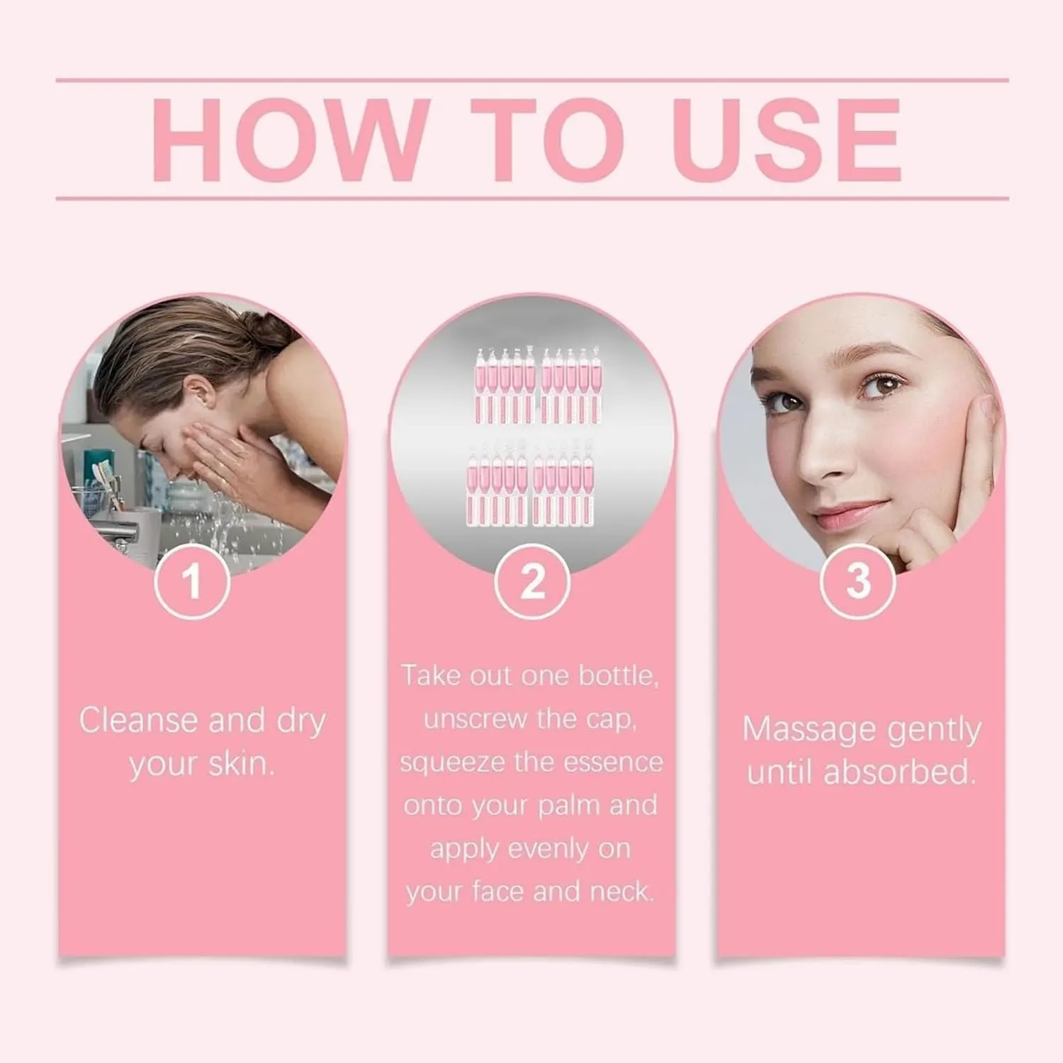 Salmon Pdrn Pink One Day Serum,Pdrn Pink Collagen Capsule Cream,Salmon Dna Repair Essence Ultra-Hydrating Vials,Moisturizer Firming Serum,Deep Hydration,Boosts Skinelasticity (2, Scented)