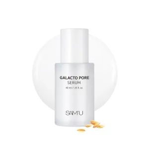 SAM'U Galacto Pore Serum – Pore Tightening Facial Serum with Galactomyces For Glass Skin – Korean Skin Care, Tightening & Hydrating with AHA, PHA, BHA, Suitable for Acne-Prone Skin – 1.4 Fl. Oz