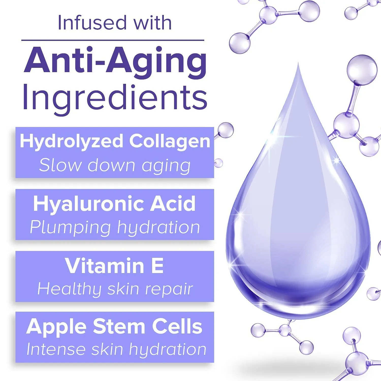 Sanar Naturals Collagen Cream Face Moisturizer - Reduce Wrinkles, Hydrate and Tighten Skin Tone with Hyaluronic Acid, Vitamin E and Apple Stem Cells Anti Wrinkle Cream, 1 fl oz