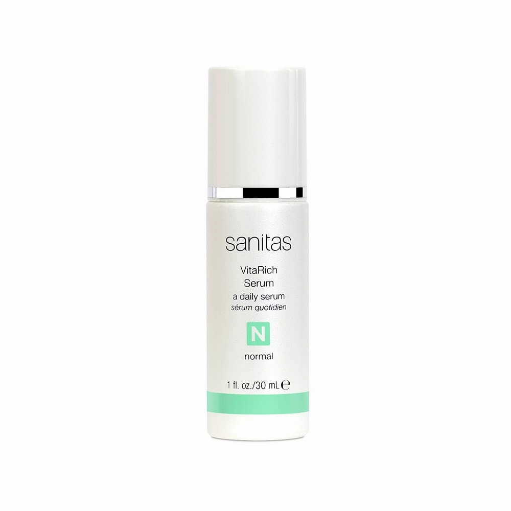 Sanitas Skincare VitaRich Serum, Hydrating, Reparative Serum, Multivitamin Blend, Vegan Squalane, 1 Ounce