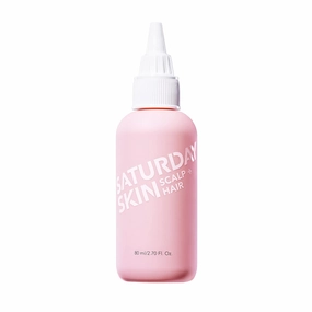 Saturday Skin Scalp   Hair Strengthening Peptide Treatment Overnight Serum Awakened Pepped Nourished Thicker Longer for Thin & Dry Hair Collagen Keratin (2.70 Fl. Oz.)