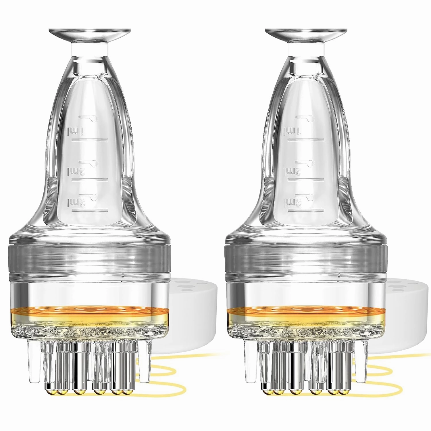 Scalp Applicator, One-Minute Direct-to-Scalp Precision, Minoxidil Applicator for Hair Growth, Hair Serum Applicator, Minoxidil Scalp Applicator Comb Tool Bottle, Ideal for Thin Scalp Treatments