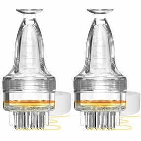 Scalp Applicator, One-Minute Direct-to-Scalp Precision, Minoxidil Applicator for Hair Growth, Hair Serum Applicator, Minoxidil Scalp Applicator Comb Tool Bottle, Ideal for Thin Scalp Treatments