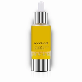Scentinal Anti-Aging Face Serum with Vitamin C Rejuvenate Your Skin Naturally 30 ml/1 Oz