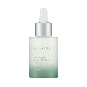 SEACRET Face Serum - Bio Skin Glow Hyaluronic Acid Ampoule Serum for Face, 1 Fl.Oz 30ml