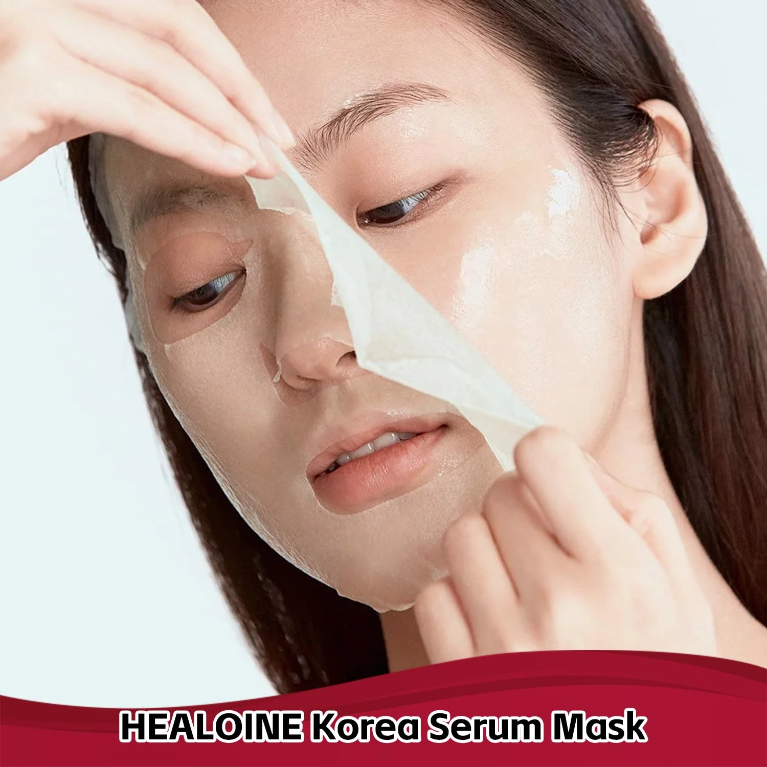 Serum Mask Rice Nature Facial Mask Real Collagen Hydrating Firming Elasticity Overnight Trend Items Korean Skin Care 30g*10Sheet