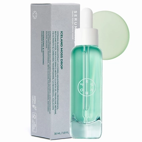 SERUMKIND Iceland Moss Serum - Soothing and Moisturizing Korean Face Serum 1.01 fl.oz. – Malachite, and Beta Glucan – Moisturize Flaky Skin - Vegan, Cruelty-Free, Unscented