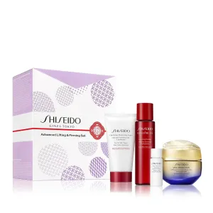 Shiseido Advanced Lifting & Firming Set - Includes Vital Perfection Advanced Cream (50 mL), Clarifying Cleansing Foam (50 mL), Eudermine Essence (70 mL) & LiftDefine Serum (7 mL) - $223 Value