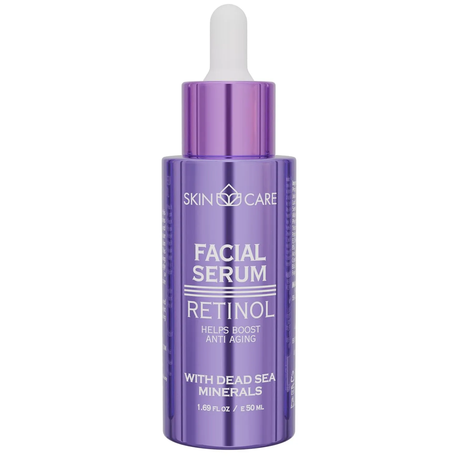 Skin Care Retinol Serum - Rejuvenates Moisturizes Nourishes and Soothes Face - Enriched with Dead Sea Minerals for All Skin Types - Hydrating Facial Care Treatment 1.69 fl.oz