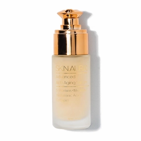 SKIN AURA Advanced Anti-Aging Serum - All-In-One Formula Visibly Improves Wrinkles, Fine Lines & Age Spots with 5 Vitamins   Minerals, Hyaluronic Acid & Collagen Peptides - 30ml (1oz)