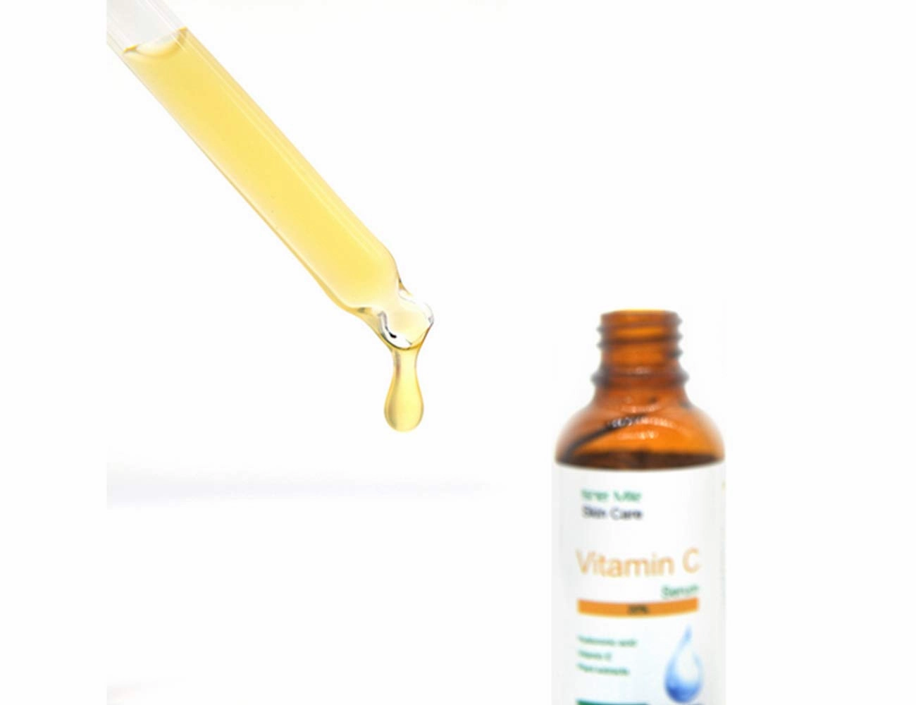 Skin Beauty Face Serum Vitamin C Niacinamide Hyaluronic Acid Retinol Serum 5 Types Option Elitzia ETMS0015 (Vitamin C serum (Yellow))