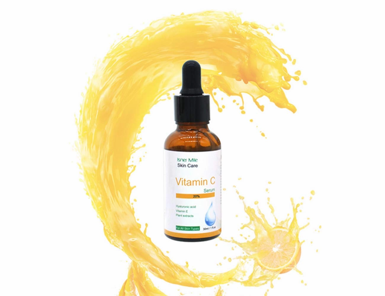 Skin Beauty Face Serum Vitamin C Niacinamide Hyaluronic Acid Retinol Serum 5 Types Option Elitzia ETMS0015 (Vitamin C serum (Yellow))