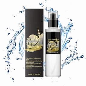 Skin Care 98% Snail Mucin Serum – Skincares Night Serum for Face - Anti Wrinkle Serum for Hydration Dark Spots Fine Lines 3.38 FL OZ (Snail Essence 3.3 oz 98%)