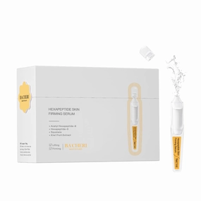 Skin Firming Serum with Acetyl Hexapeptide-8, Hexapeptide-9, Carnosine - Moisturizing, Hydrating and Antioxidant for Fine Lines, 30 Pcs/Box Ampoules