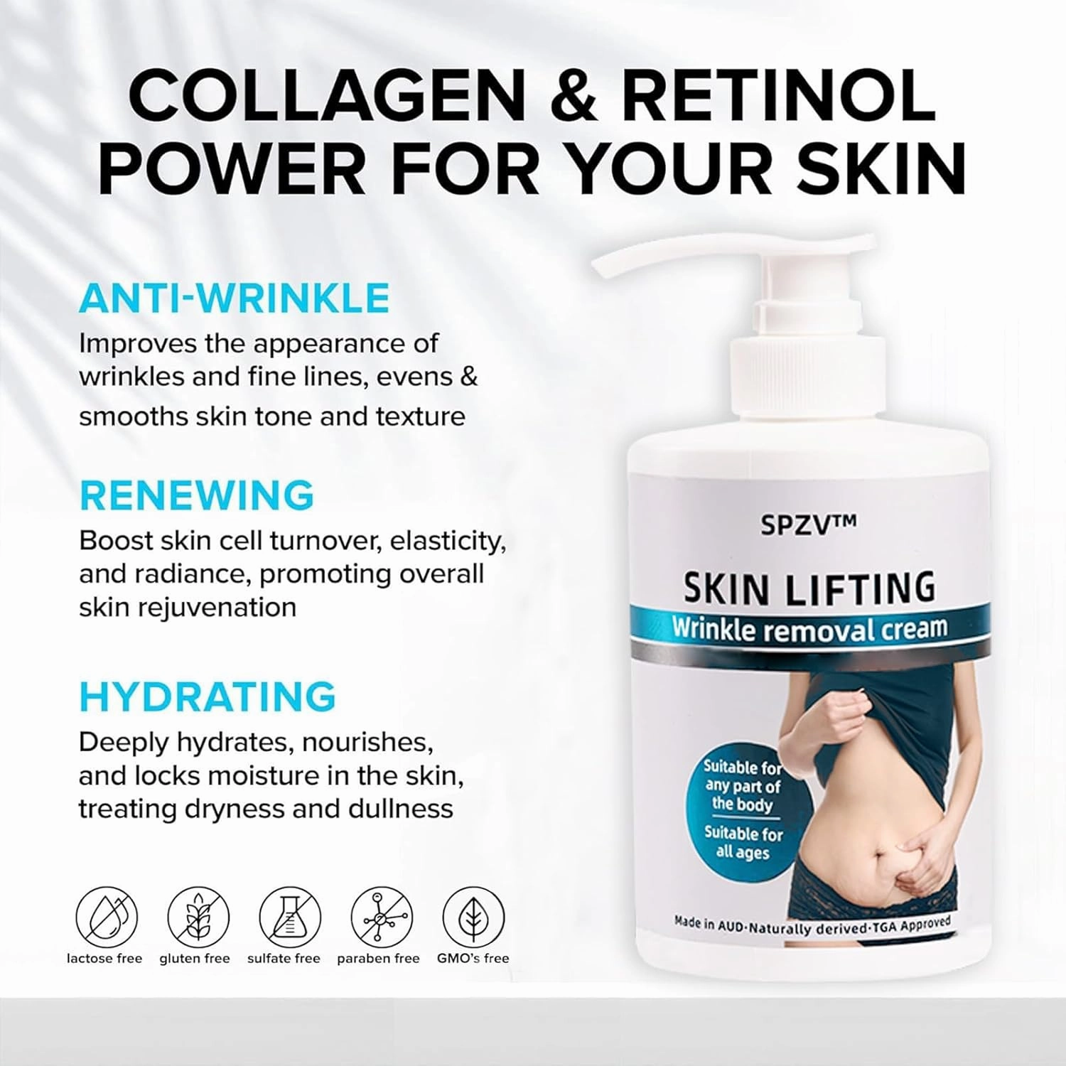 Skin Lifting Wrinkle Removal Cream, Skin Firming Cream, Lifting Skin Firming Cream, Skin Firming Rejuvenating Serum - Restore Skin Elasticity (1PC)