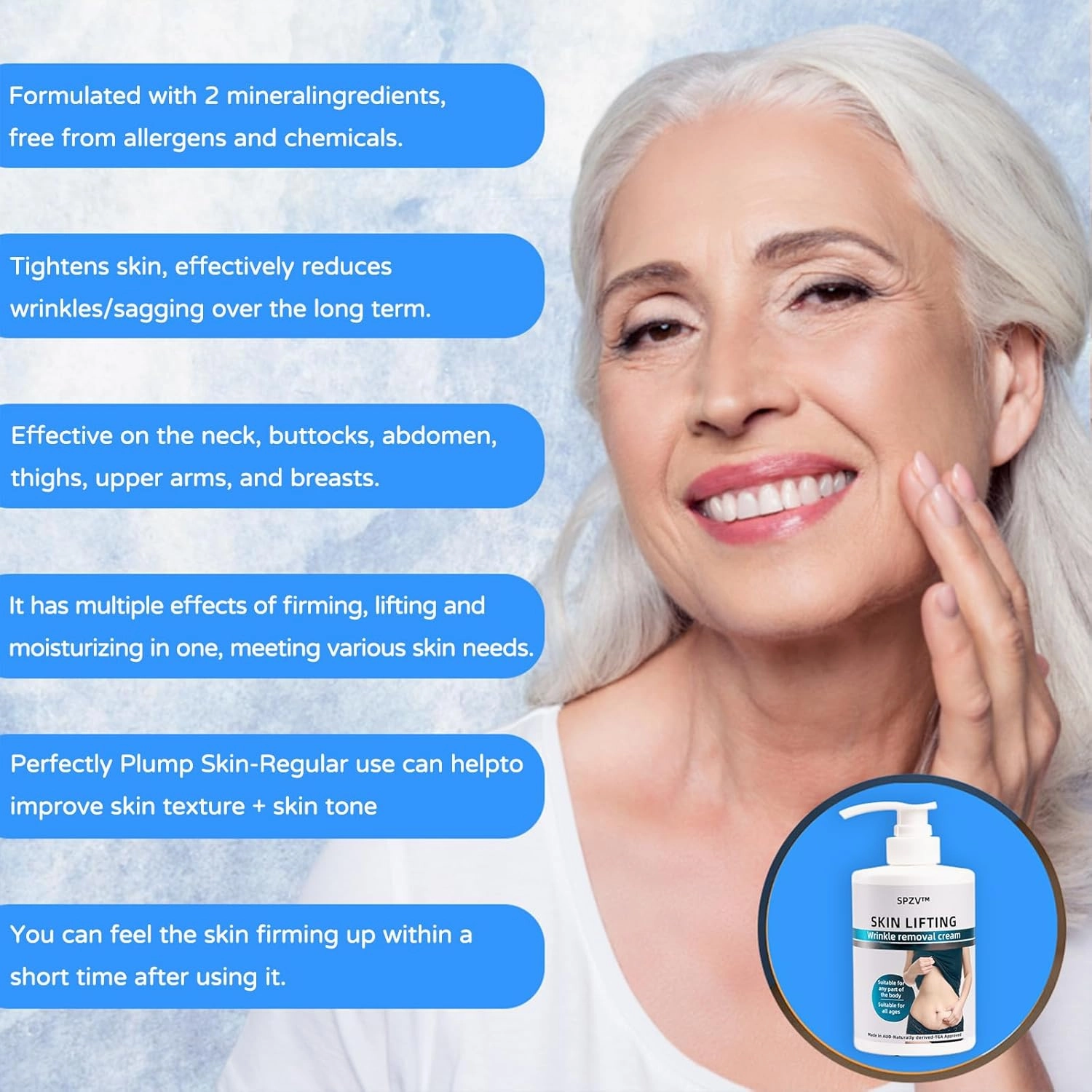 Skin Lifting Wrinkle Removal Cream, Skin Firming Cream, Lifting Skin Firming Cream, Skin Firming Rejuvenating Serum - Restore Skin Elasticity (1PC)