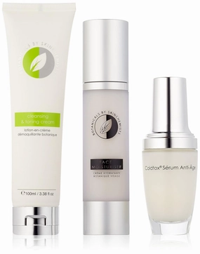 skinChemists Botanicals Cleansing and Toning Cream, Coldtox Facial Serum and Botanicals Face Moisturizer, 80 Gram