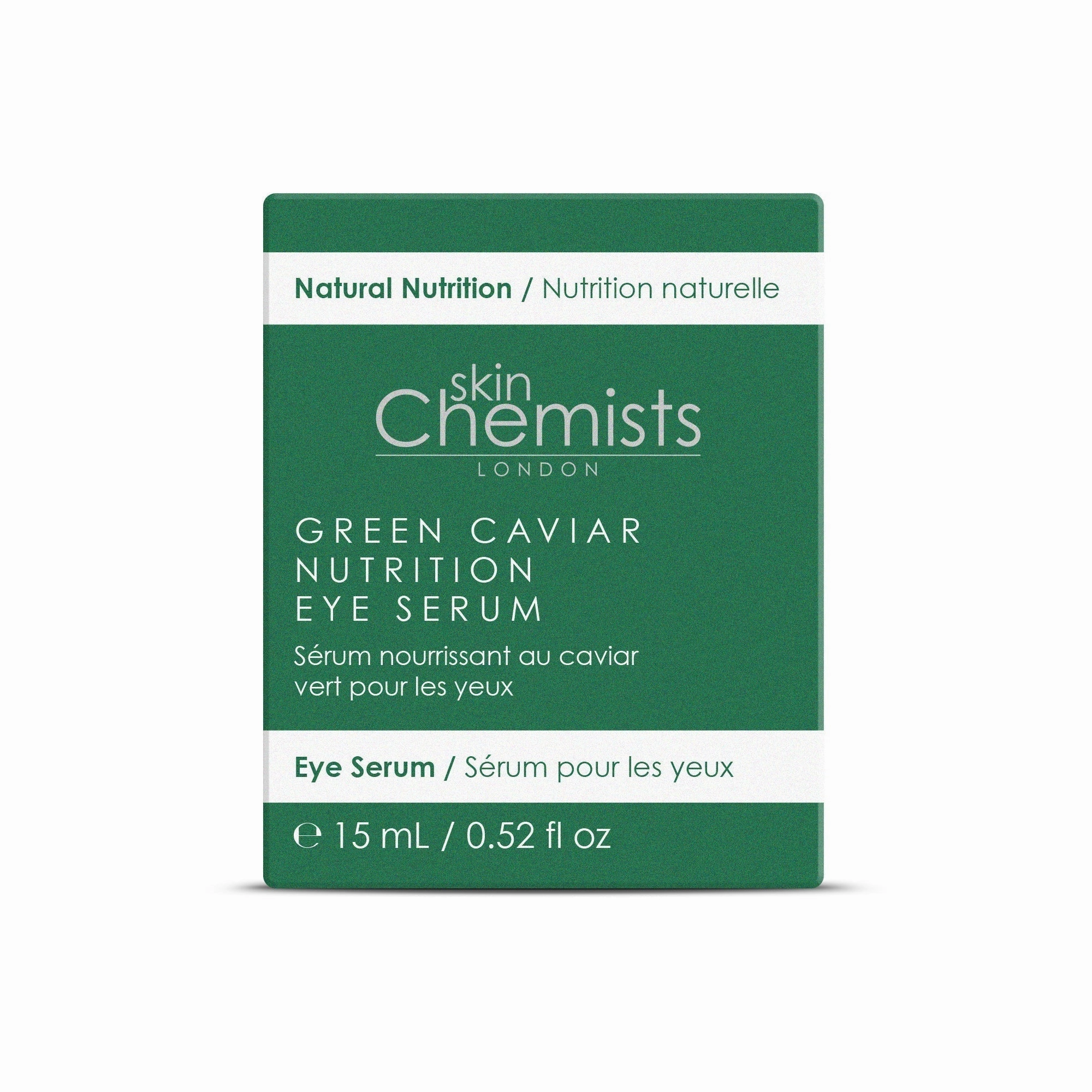 skinChemists Green Caviar Nutrition Eye Serum 15ml Twin Value Savings Pack