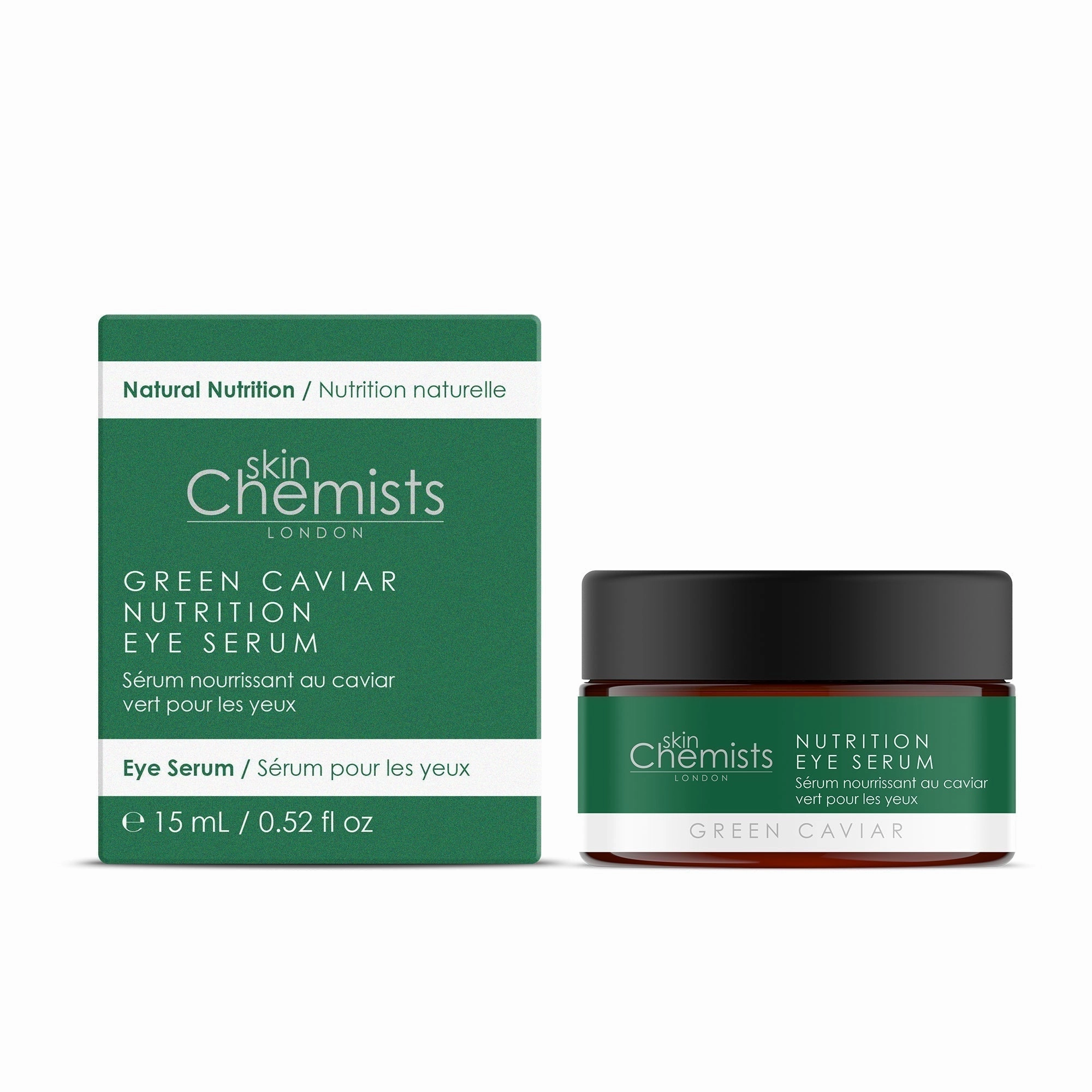 skinChemists Green Caviar Nutrition Eye Serum 15ml Twin Value Savings Pack