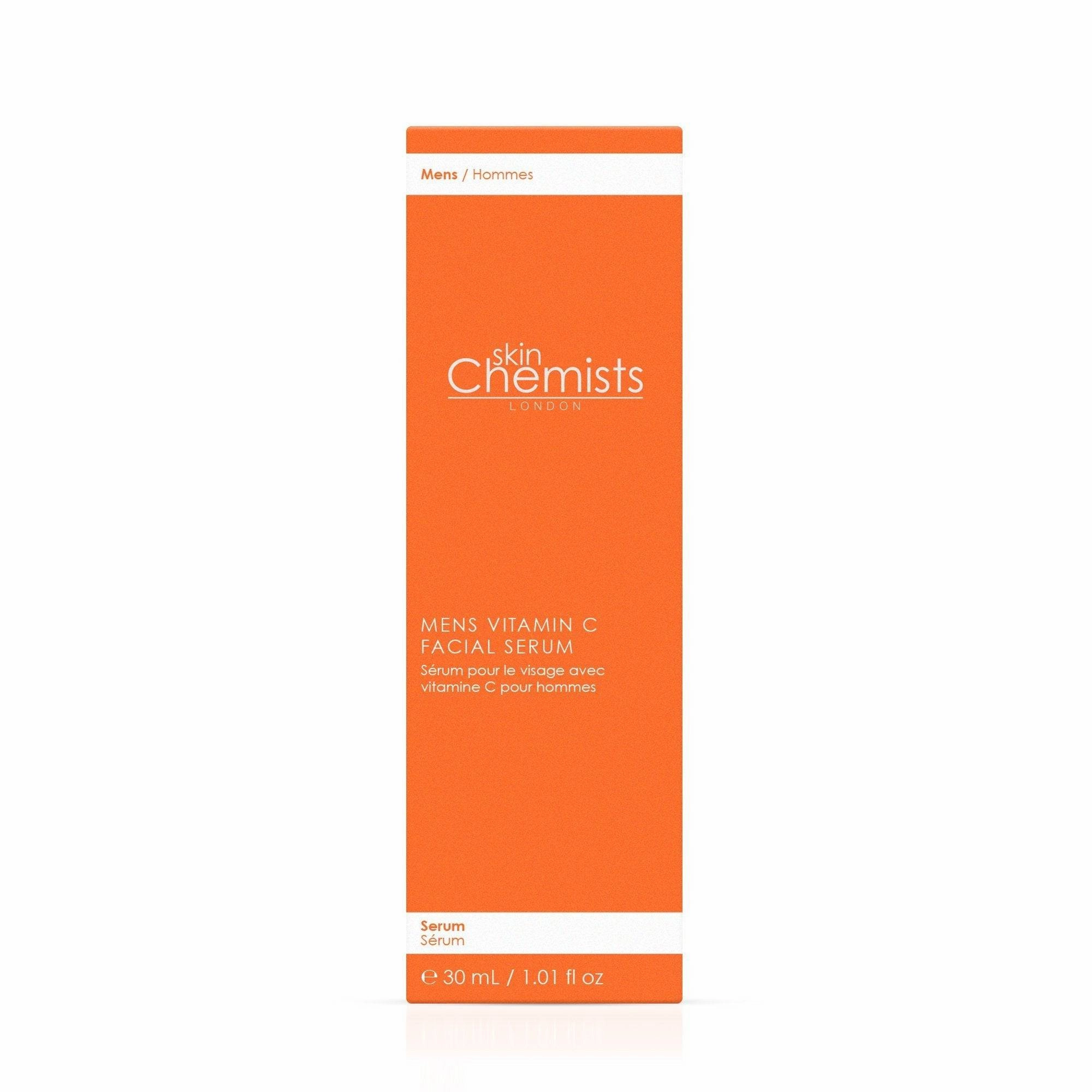 skinChemists Men's Vitamin C Facial Serum 30ml Twin Value Savings Pack