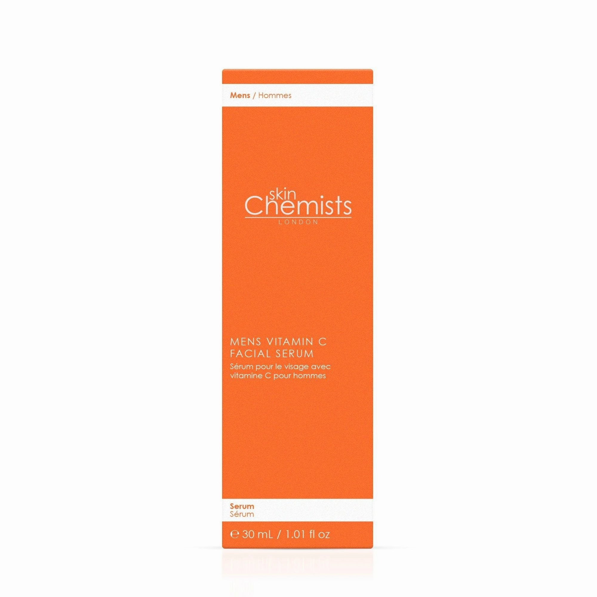 skinChemists Men's Vitamin C Facial Serum 30ml Twin Value Savings Pack