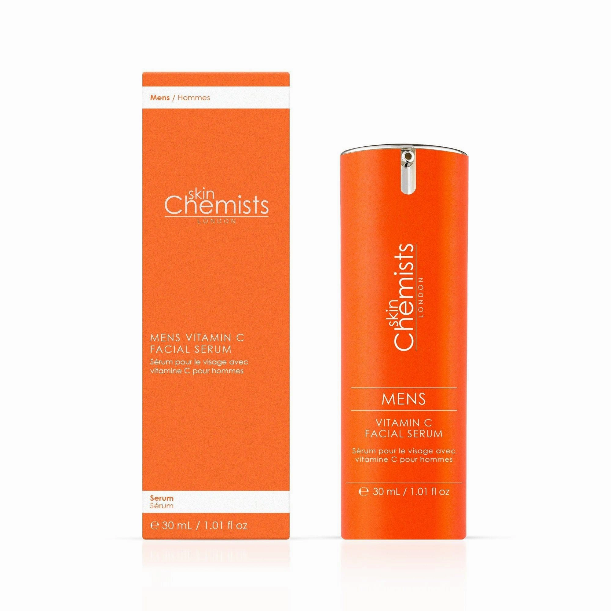 skinChemists Men's Vitamin C Facial Serum 30ml Twin Value Savings Pack